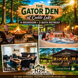 The Gator Den at Caddo Lake / Big Lake - Image 2