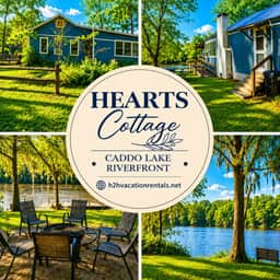 Hearts Cottage Waterfront Caddo Big Cypress River - Image 2