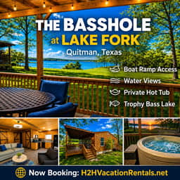 BASShole on Lake Fork * HOT TUB - Image 2