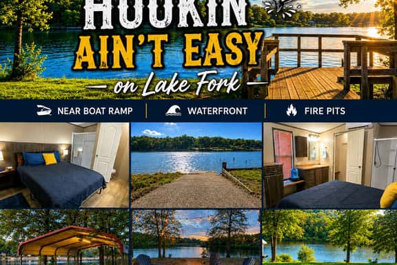 Hookin ain't easy on Lake Fork-Waterfront-BoatRamp - Image 1