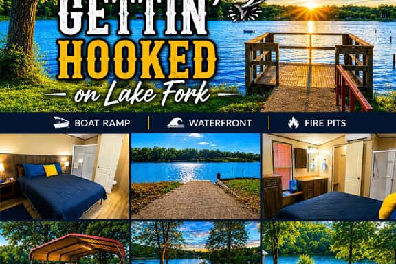 Get Hooked on Lake Fork-Waterfront-With boat ramp - Image 1
