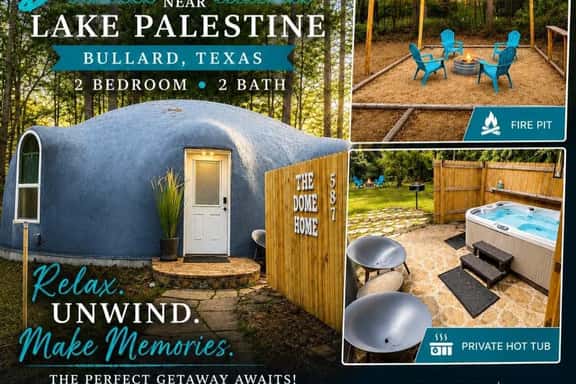 Dome Home at Lake Palestine (Bullard) - Image 1
