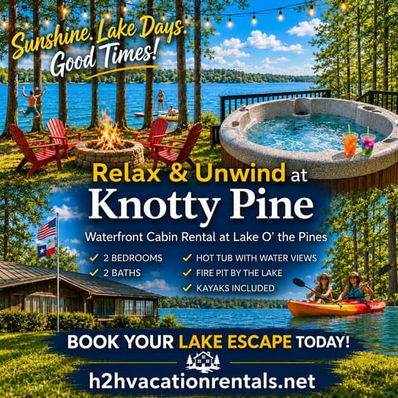 The Knotty Pine on Lake O the Pines Waterfront - Image 2
