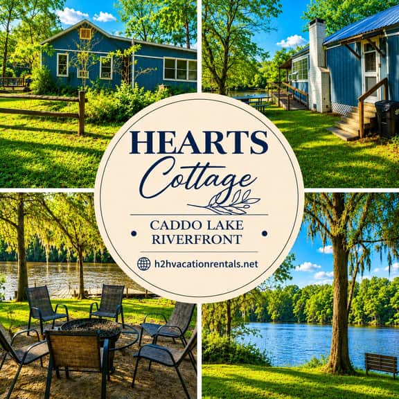 Hearts Cottage Waterfront Caddo Big Cypress River - Image 2