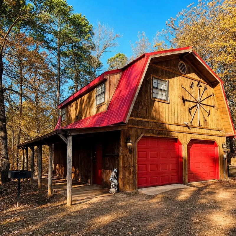 Rustic Retreat near
Lake O the Pines
